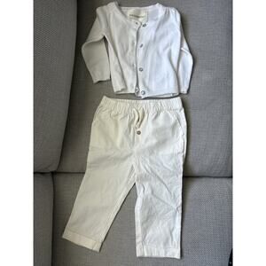 girls two piece bundle toughskins and rise little earthling 12-18 months